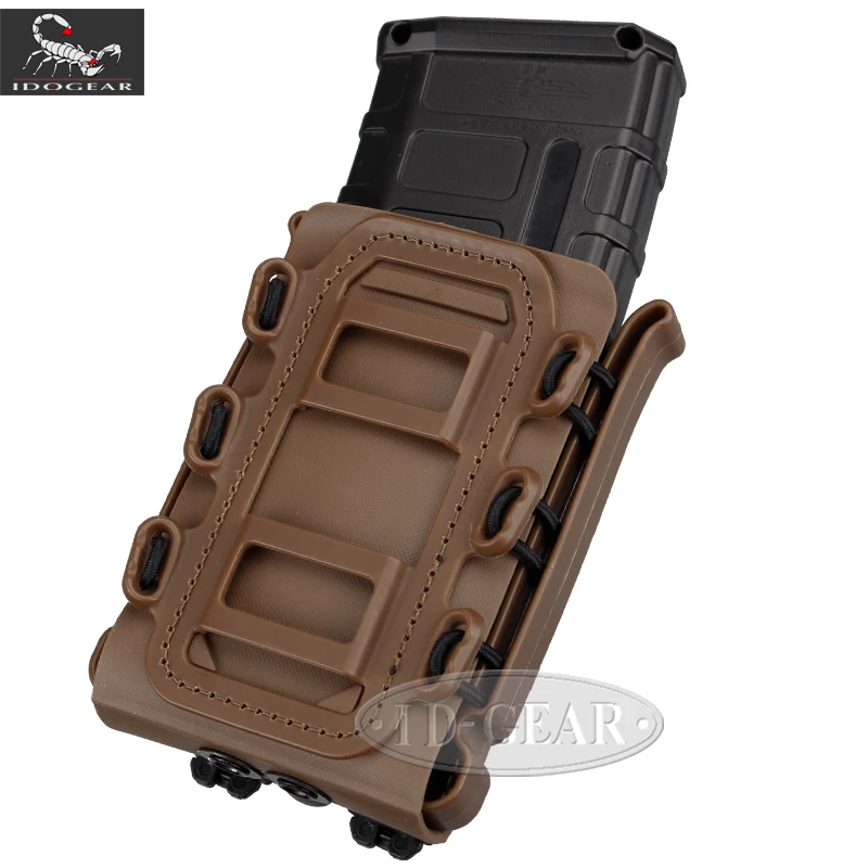 DMgear Tactical 5.56 7.62 MOLLE Mag Pouch Quick Release Mag Carrier Camo Airsoft 