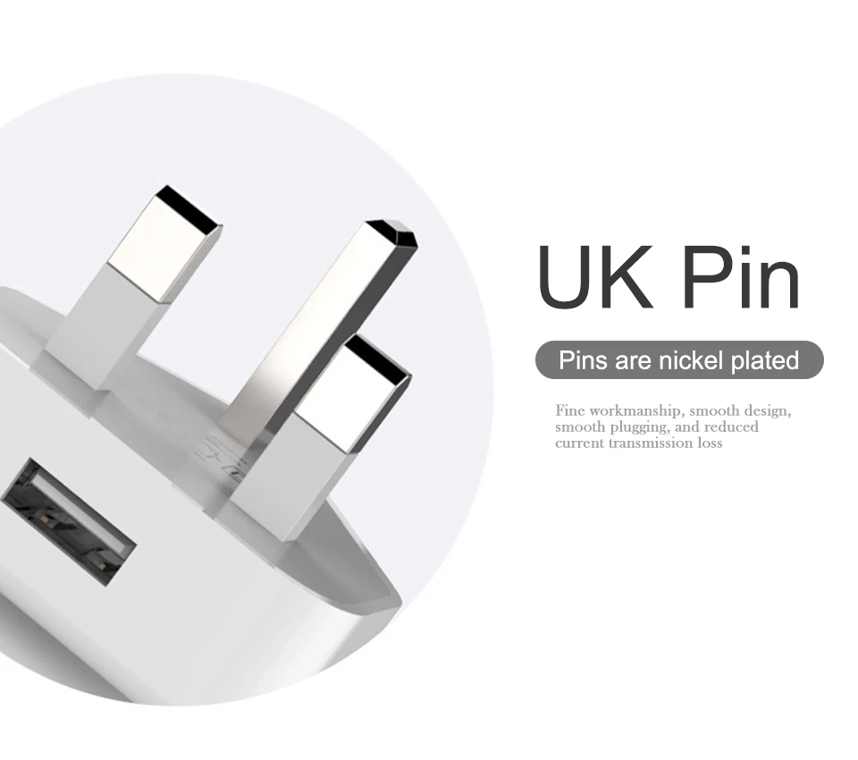 UK Adapter Plug 1 USB 5V1A Charger For Phone UK Standard Conversion Plugs Travel Wall in Ireland Singapore Maldives Malaysia (8)