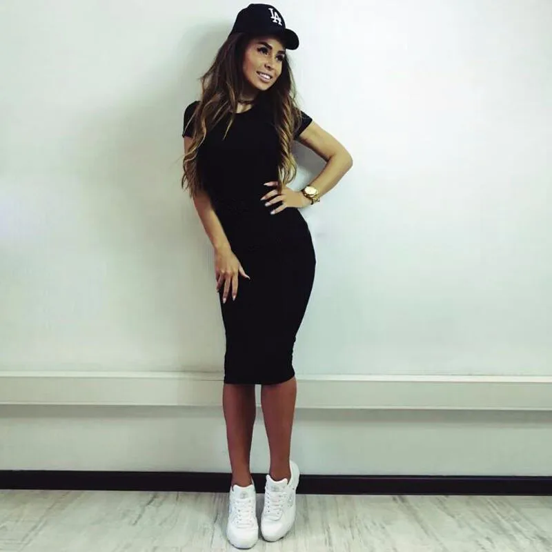 Summer Short Sleeve Women Package Hip Dress SEXY Women Bandage Evening Party Dress Female Summer Sexy Dress Wear