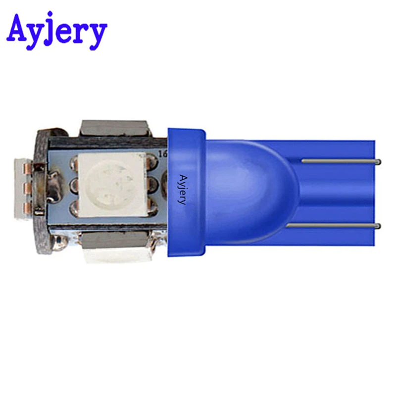 AYJERY 100X грузовик 24 В T10 5050 5 SMD 194 168 W5W светодиодный ная лампочка габаритный фонарь