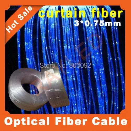 

Free shipping,3*0.75mm,450m/roll,sparkle side lighting with lcuts,water screen,plastic optical fiber lighting