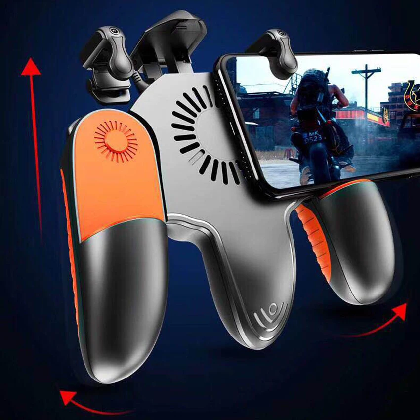  PUBG Mobile Phone Game Fire Button Smart Phone Gamepad Joystick Fire Button L1R1 Shooter Controller