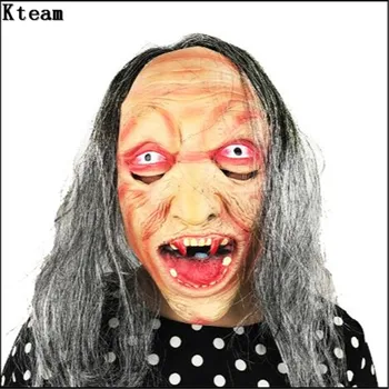 

Hot Scary Halloween Mask Long Hair Ghost Scary Mask Props Grudge Ghost Hedging Zombie Mask Realistic Silicone Masks Masquerade
