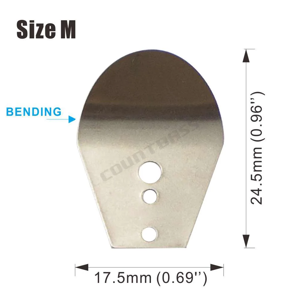 50pcs Swim Jig Blade, Stainless Steel Chatterbait Blade, DIY Vibration Jigs, Casting Wobble fishing Jig Lure-5