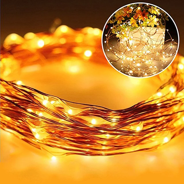 12M 100 led Solar Powered Led Strip Light Fairy Outdoor Waterproof