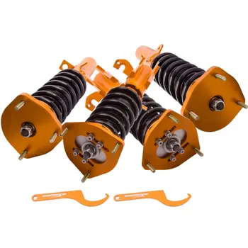 

Coilovers Suspension Kit for Toyota Corolla AE100 AE101 AE111 Adj Shock Absorber Spring Top Mount Camber Plate