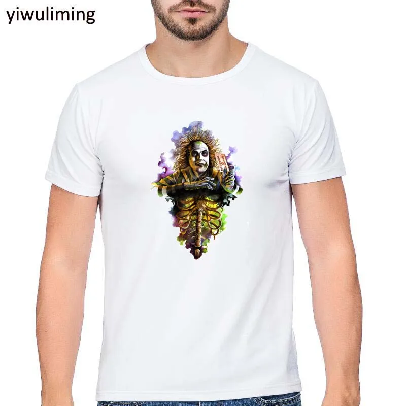 

Beetlejuice T Shirt Beetlejuice T-Shirt Men Tee Shirt Print Short-Sleeve Tshirt
