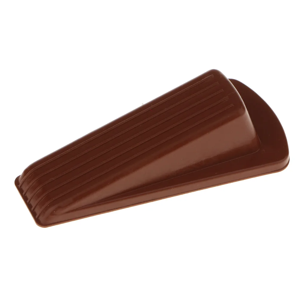 Rubberish Door Stop Doorstopper Interior Floor Doorstop Door Jammer Door Catcher Brown/Black/White