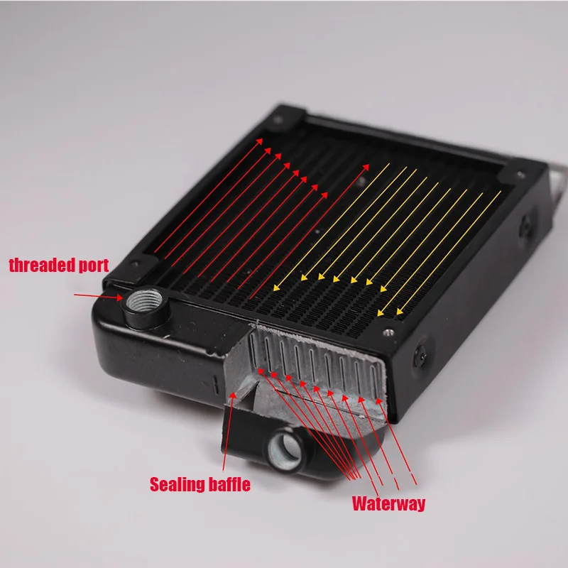 Asunflower водяного охлаждения радиатора 360 мм/240/120 винт нитки компьютер жидкости для компьютера, ноутбука, радиатор Процессор теплоотвод капли