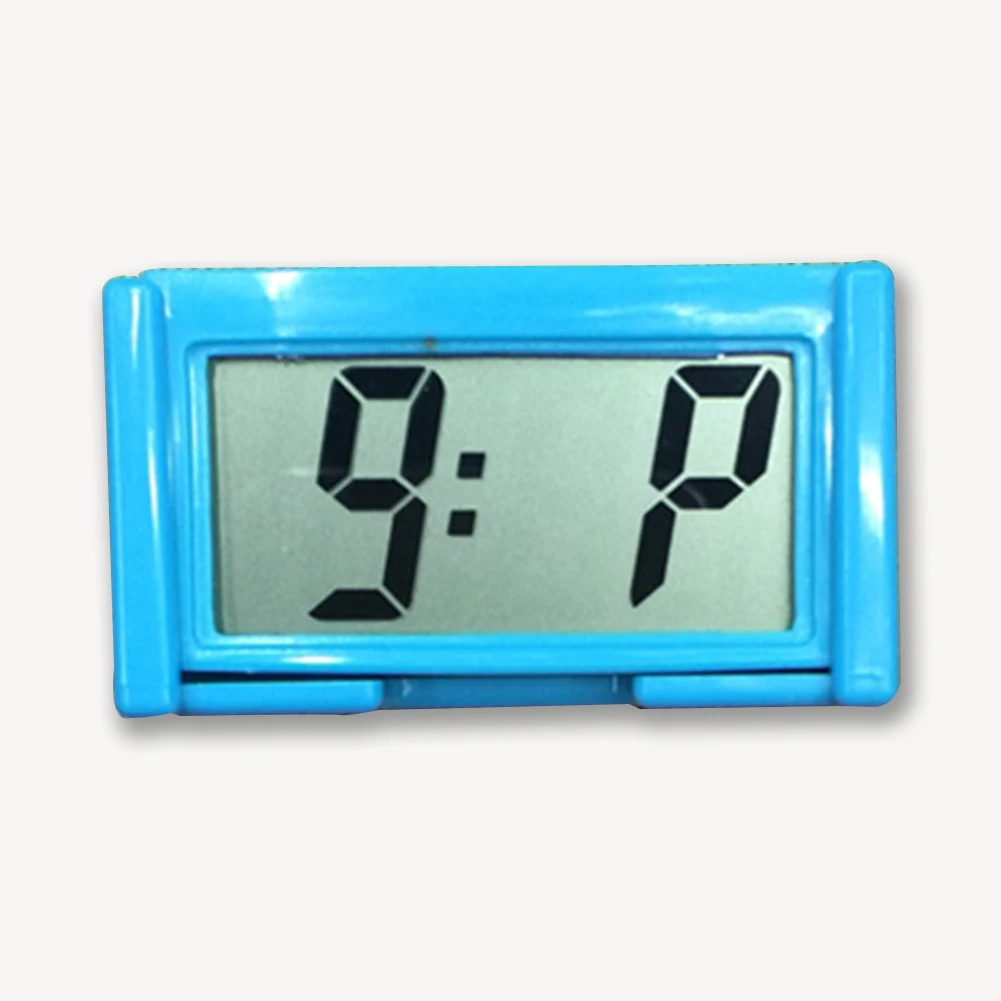 Mini Digital Car Electronic Clock Electronic Watch LCD Display Digital With Self-Adhesive Bracket Mini Digital Car Electronic Clock Electronic Watch LCD Display Digital With Self-Adhesive Bracket
