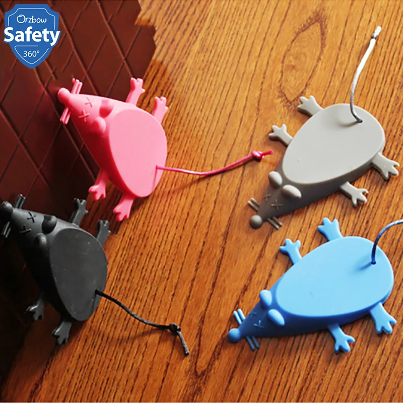 

1Pcs Cute Children Protection Cartoon Door Stopper Silicon Doorstop Safety For Baby Home Guard Wind Stopper Protector Kid Safety