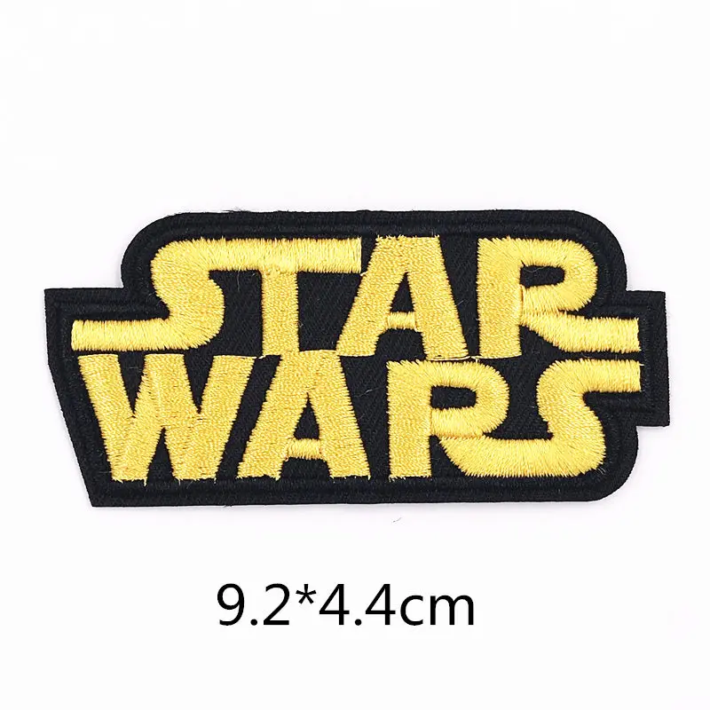 

1pcs Star Wars Iron On Patches Clothes Clothing Boys Embroidered diy repair badge sewing on bags stickers cartoon accessories