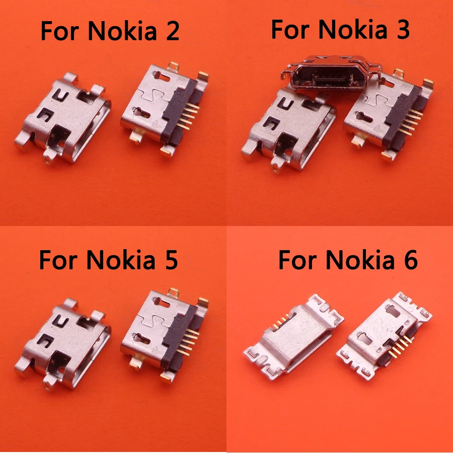 

5pcs/lot Micro USB Charging Port Dock Plug Jack Connector Charge Power Socket For Nokia 3 2 5 6 TA-1053 TA-1021 TA-1024 FPC N5