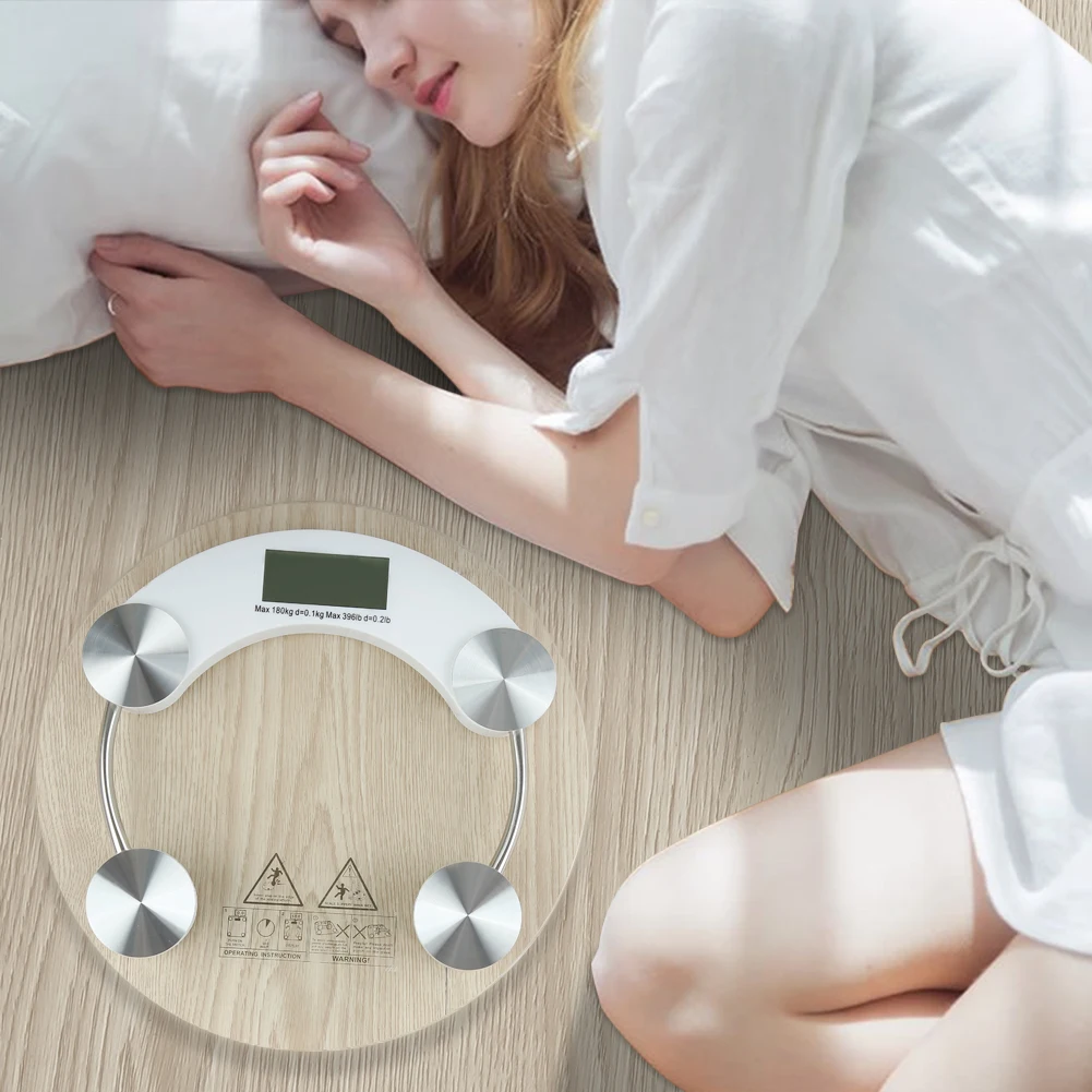 

1 Pcs Electronic Scale Tool Weighing Household Human Body Slimming Home Bathroom Health Weighing Beauty Tool