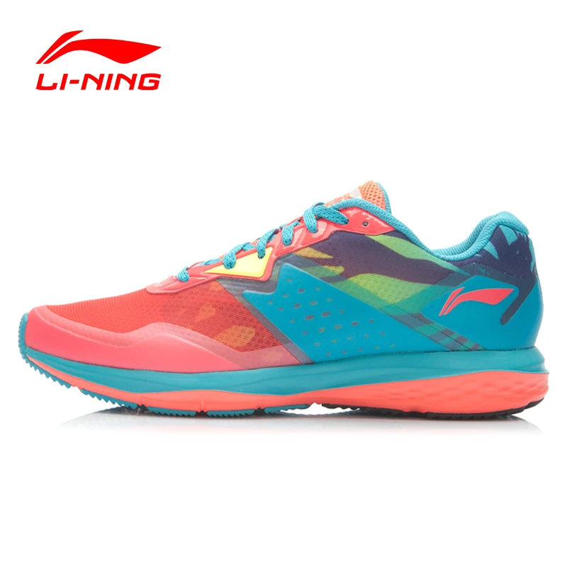 Li-Ning Women Running Shoes Light Mesh Breathable Cushioning Li-Ning Cloud Technology Sneakers Sport Shoes ARHK046 XYP274