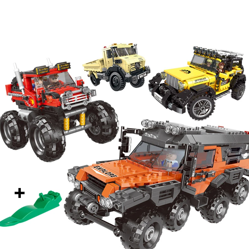 

XingBao 03024/25/26/27 Car bricks Super Truck SUV Building Blocks Vehicle Blocks Set compatible with LOGO Brick for Children MOC