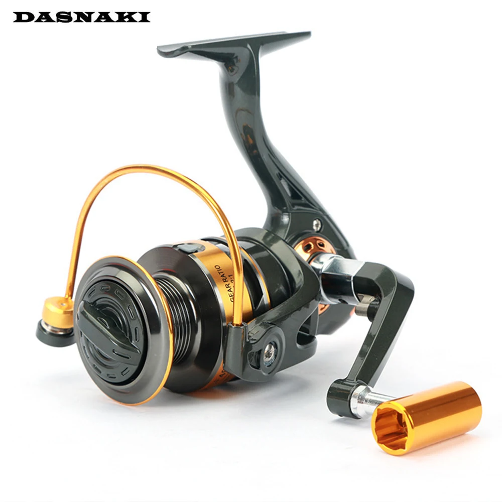 New Metal Spinning Reels reel handle GF1000 6000 High cost performance