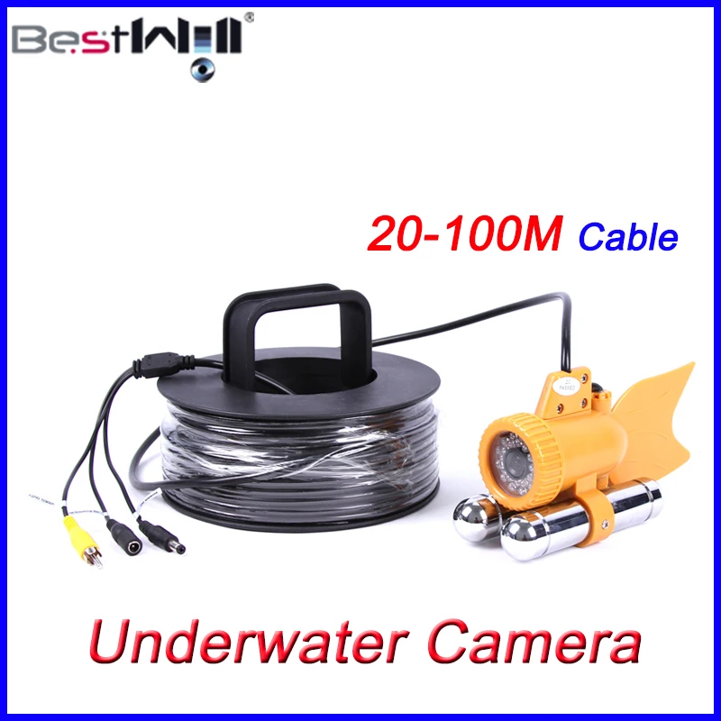 Underwater Fishing Camera CR006A with 24pcs White LED light 20M Cable