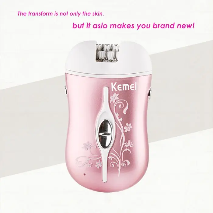 Kemei перезаряжаемый 3 в 1 эпилятор для удаления волос эпилятор для женщин леди эпилятор электрический Уход за ногами инструмент