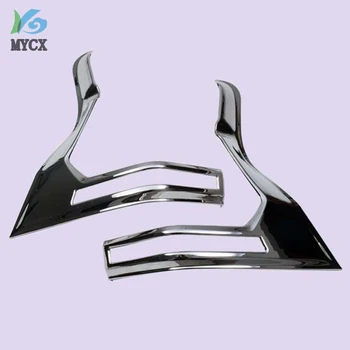 

2018 ABS chrome tail light cover For Toyota Land cruiser Prado fj150 fj 150 car styling lamp cover accessories for prado 2pcs