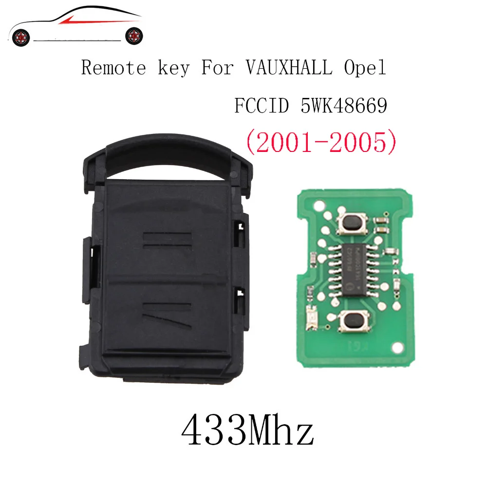 Горбин 433 Мгц дистанционный ключ для Vauxhall Opel AGILA Марка Meriva Astra CORSA C COMBO VAN TIGRA VECTRA 2001