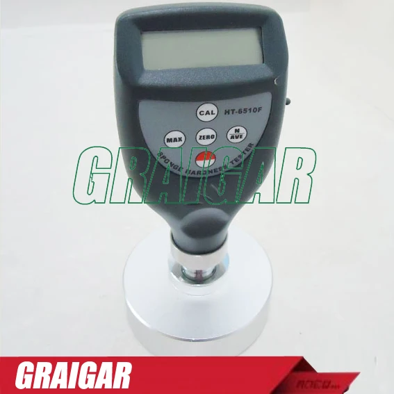 HT 6510F Digital Shore Hardness Tester Durometer Sponge Foam Detector
