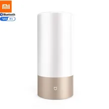 Крепление для спортивной камеры Xiao mi jia mi умный свет Крытый прикроватная настольная лампа 16 миллион цветов bluetooth с сенсорным управлением Wi Fi пульт дистанционного управления для mi home приложение