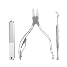 3 шт./компл. кутикулы и пилка для ногтей из нержавеющей стали кусачки для ногтей Резак для педикюра Маникюр Резак Инструмент для кутикулы ног