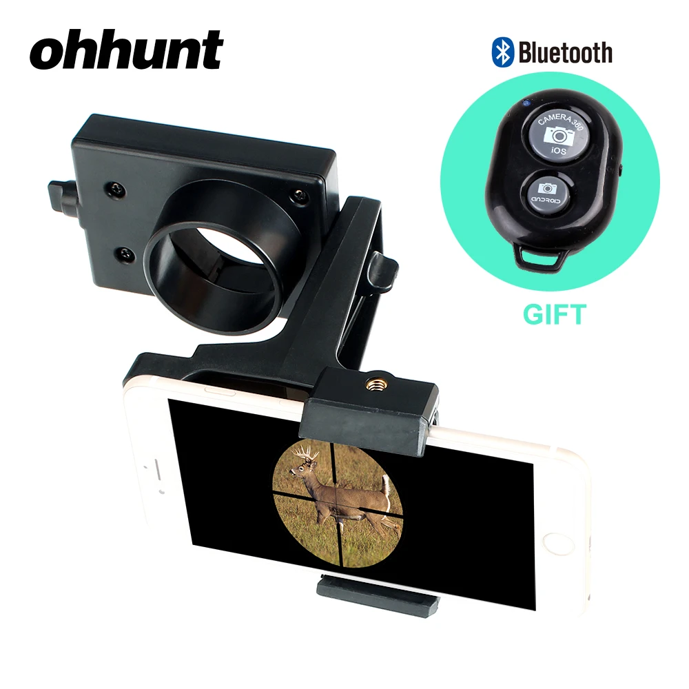 

Universal ohhunt Riflescope Smartphone Mounting System Head Holder Support Mount Spotting Scope Adapter Kits Camera Phone Attach