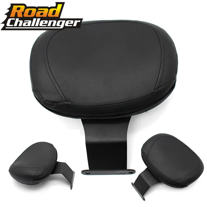 For Honda Shadow VT400 VT750 Black Backrest Sissy Bar Cushion Pad