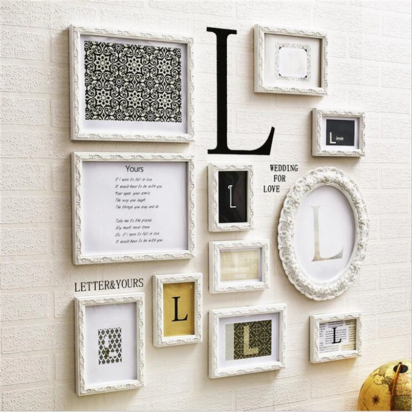 Bingkai Foto Murah Bingkai Foto Bayi Kreatif Dekorasi Rumah Warna Putih Bingkai Foto Gantung Dekoratif Set Bingkai Foto Frame Fitting Frame Setframe Clutch Aliexpress
