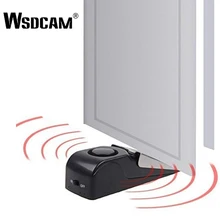 

Wsdcam Door Stop Alarm 120DB Door Block Vibration Alarm for Traveling Security Door Alarm Stopper Doorstop for Home Security