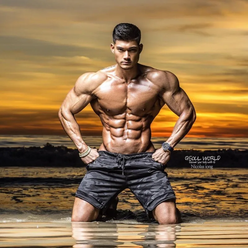 

FRMARO 2019Summer mens shorts Calf-Length Fitness Bodybuilding fashion Casual gyms Joggers workout Brand short pants Sweatpants