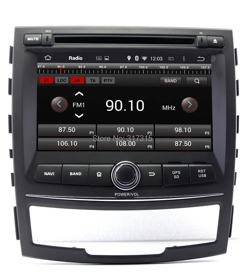 Sale Android 5.1 Car DVD Player for Ssangyong Korando 2010 2011 2012 2013 with GPS Navigation Radio BT USB DVR WIFI Stereo Audio 3