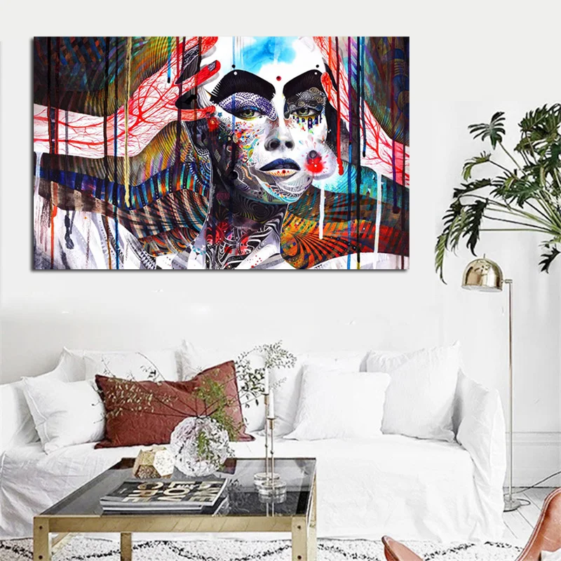 HD Print Wall Art 3D Buddha Meditation Psychedelic Poster Painting on Canvas Modern Cuadros Decoration Picture For Living Room