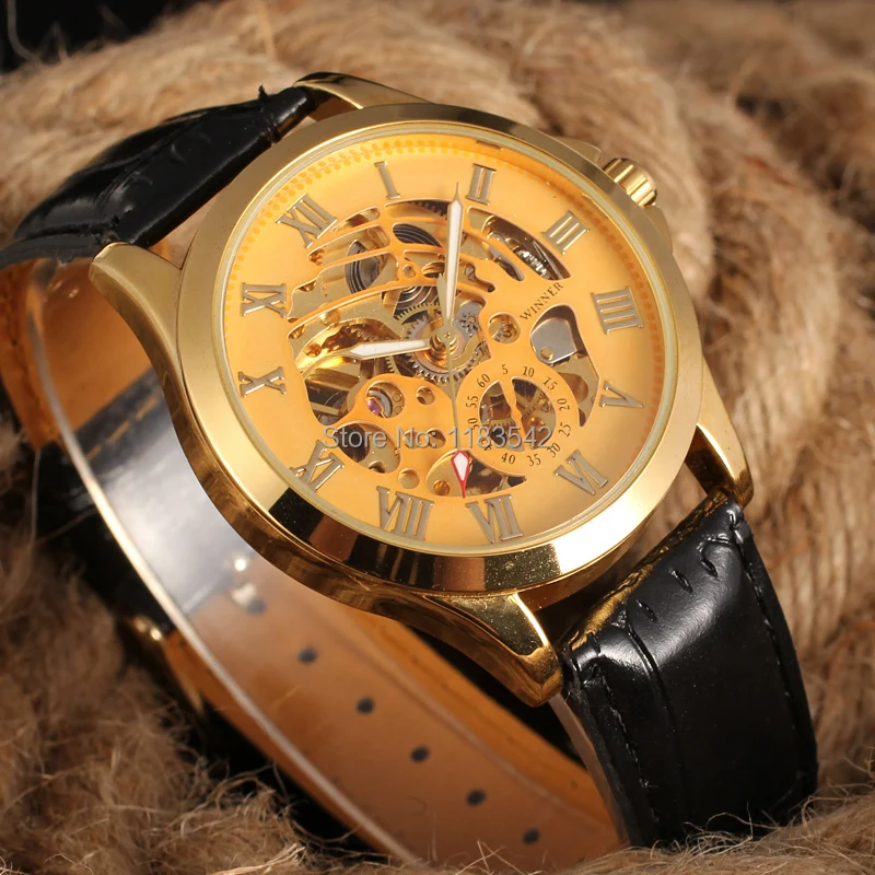 Мужские автоматические наручные часы скелетоны Winner WRG8034M3G2|wristwatch men|wristwatchwristwatch