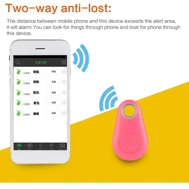Mini Pet Smart Anti Lost Bluetooth Tracker Dog Gps Camera Locator