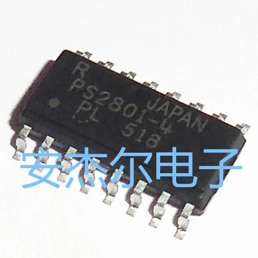 20pcs/lot PS2801 4 opto isolator transistor Photovoltaic Output SOP16