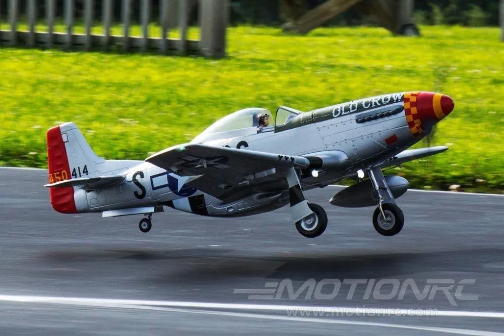 RC самолет Warbird окончательного Би P51 2-лезвия старый ворона спортивная версия