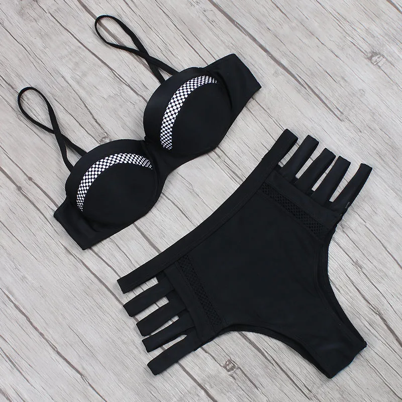 2017 г. пикантные Высокая талия Купальник Для женщин Купальники для малышек