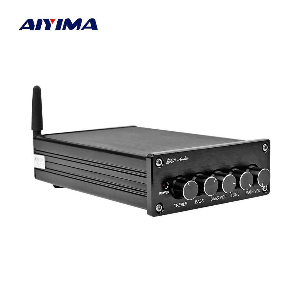 AIYIMA мини усилитель Bluetooth сабвуфер 2 1 аудио Плата TPA3116 цифровые Hi Fi Стерео