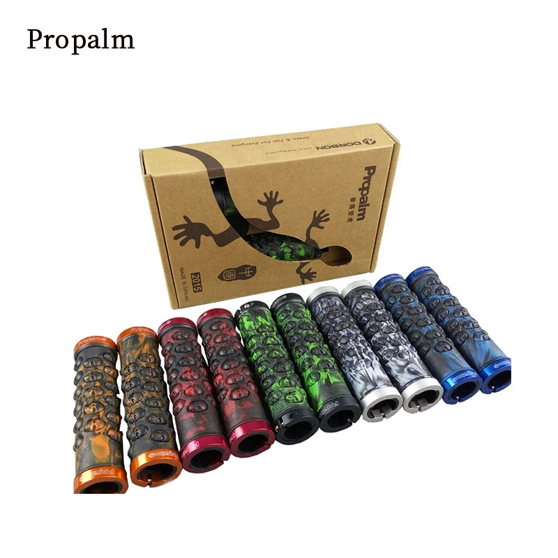 

Propalm Bicycle Grips Anti-Skid Comfortable Rubber Bike Handlebars Grips Lock-on Mountain Road Bike Handle Bar Grips For Cycling