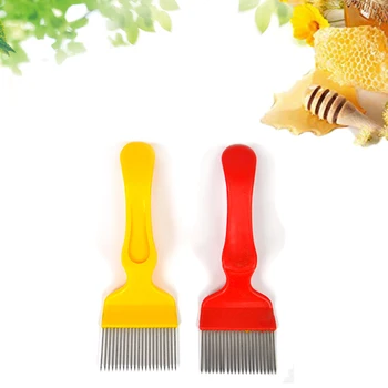 

1PCS honey bees fork knife beekeeping tools tines comb uncapping needle scraper bee hive cut cork handle equipment beekeeping