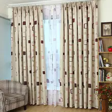 Sunnyhomeware геометрические узоры занавески и занавески для окон/занавески для домашнего декора