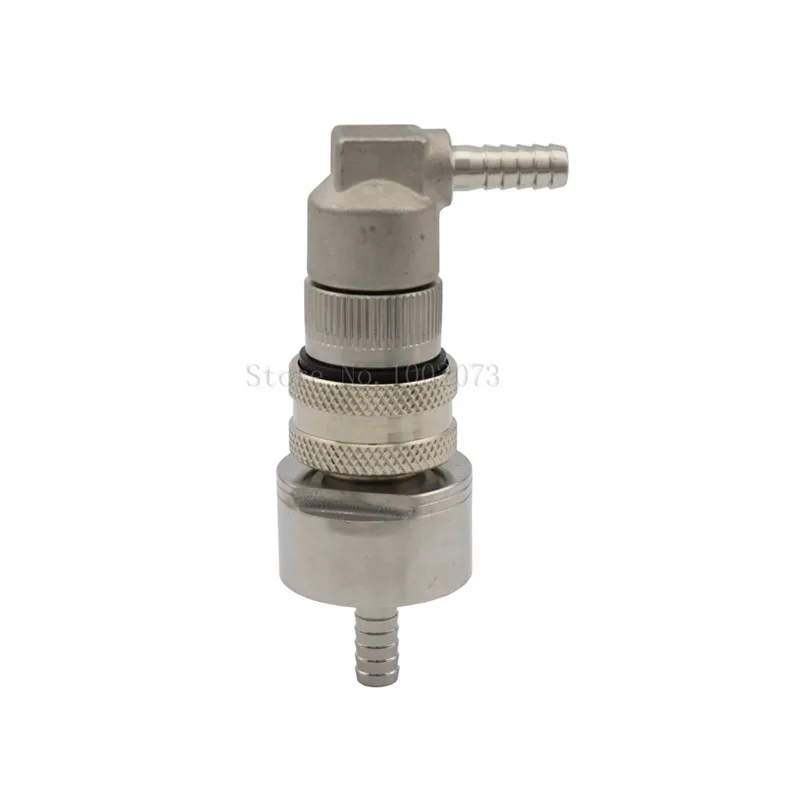 Stainless Steel Barb Liquid Ball Lock Disconnect with Carbonation Cap Home Brew Beer Brewing
