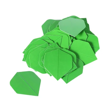 

50Pcs/Set Pure Color Dart Wing Tail Professional PET Darts Flight Fin