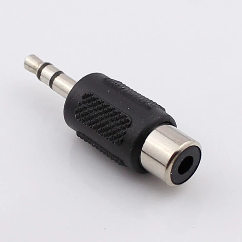 

10pcs-100pcs Jack 3.5mm Dual-channel Turn AV Lotus Audio Adapter 3.5mm Headphong Plug Male To RCA Female Connector