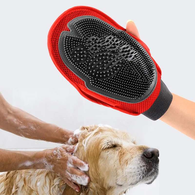 Buy Pets Accessories Dog Massage Gloves For Teddy