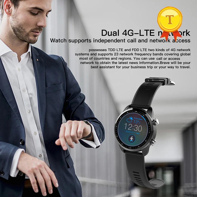 Новые 4 г LTE sim карты Смарт часы 2 ГБ+ 16 Android Smartwatch Поддержка wi fi gps Bluetooth наручные телефон человек 620 мАч батарея