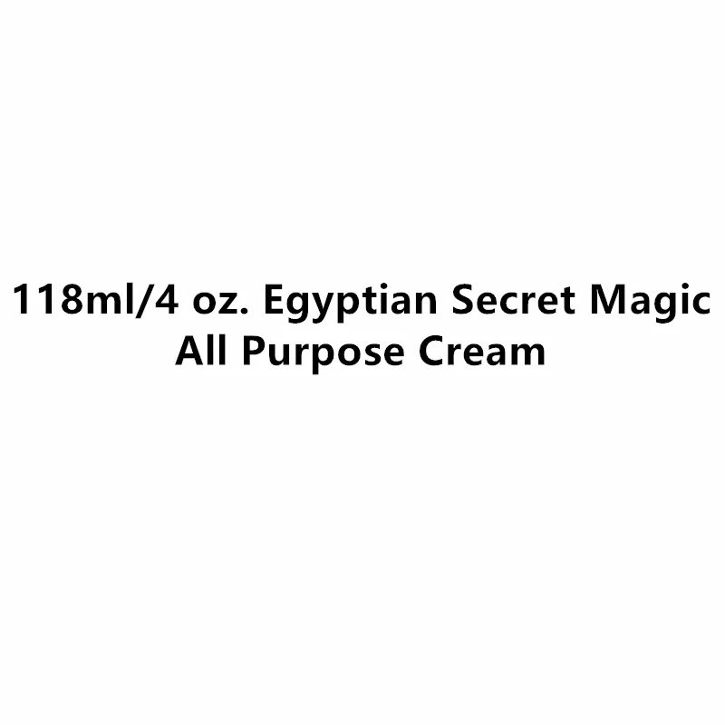 

118ml Egyptian Secret Magic Cream All Natural Skin Moisturizing Cream 4oz Full Size Anti-Aging Magic Cream Whitening For Women